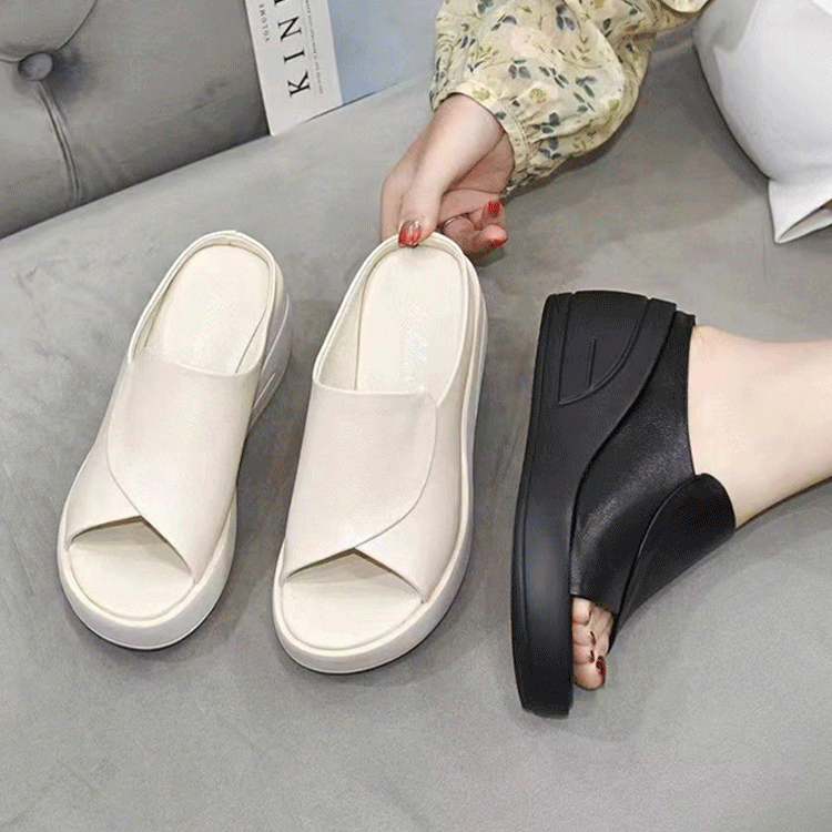 【35-40】 Divatos női ékpapucs