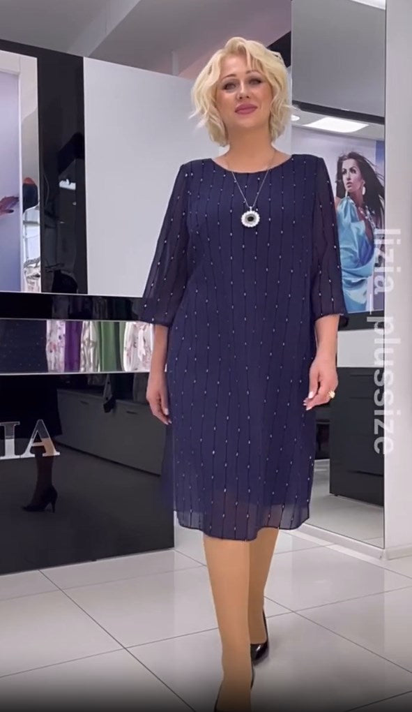 😍😍【S-5XL】 ❤️Új, kiváló minőségű sifon ruha