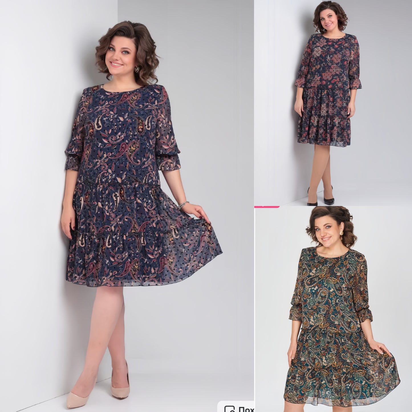 【🥇Legkeresettebb】💥👗【S-5XL】2025 új tavaszi nyomott ruha