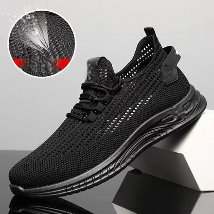🔥👟【39-44】Kényelmes és légáteresztő hálós, csúszásmentes, divatos alkalmi férfi cipő