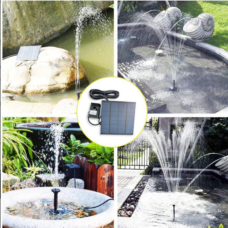 ⛲💦Az új napelemes szökőkút