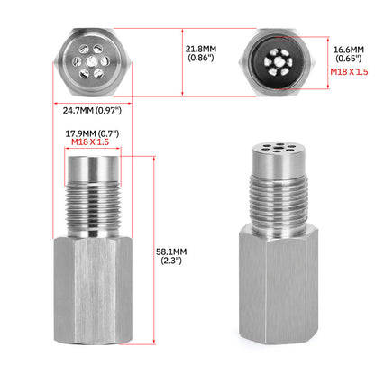 ⚙️🔧Hamarosan🔥M18*1.5 autós O2-érzékelő bővítőadapter