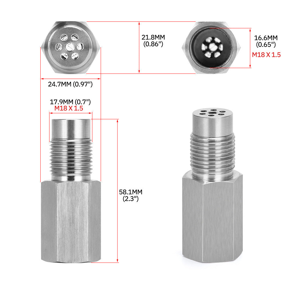 ⚙️🔧Hamarosan🔥M18*1.5 autós O2-érzékelő bővítőadapter
