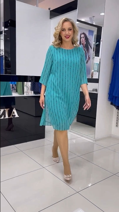 😍😍【S-5XL】 ❤️Új, kiváló minőségű sifon ruha