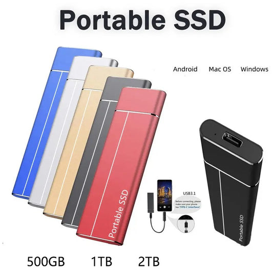 Kisméretű mobil SSD【4TB】