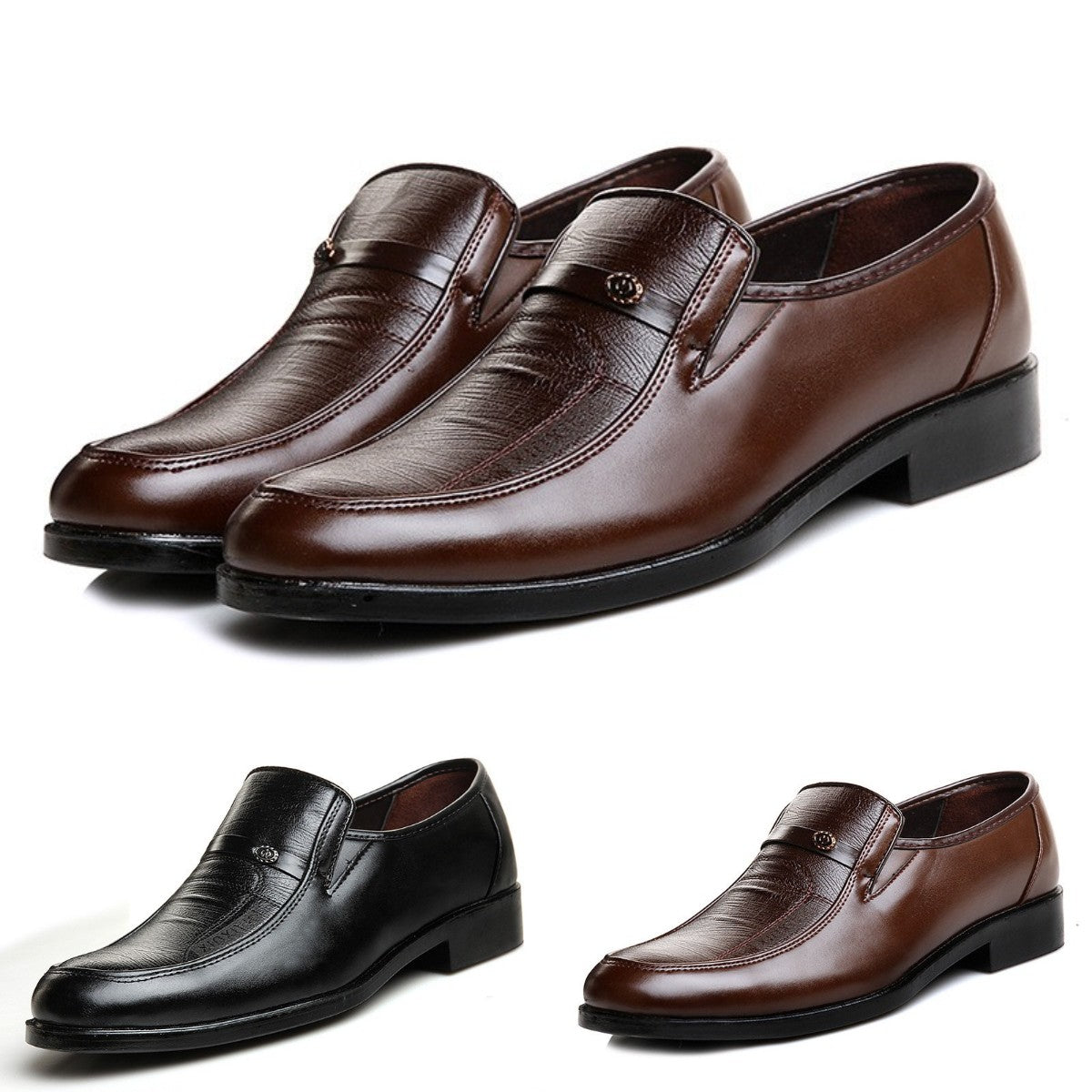 👞 🥰【28-44】2024-es új férfi valódi bőr üzleti cipő ✨puha és kényelmes✨