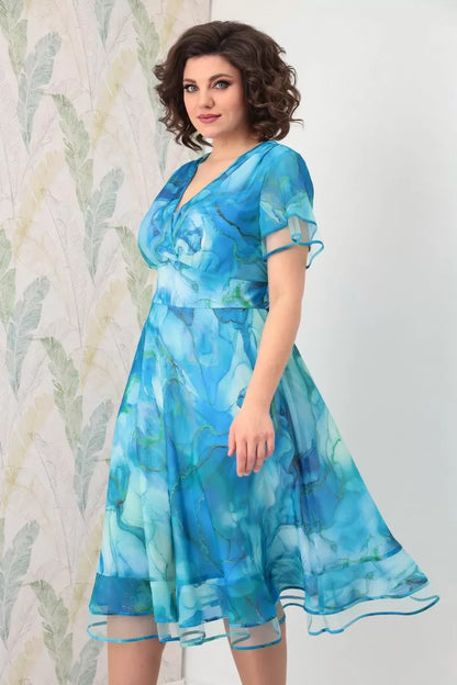 【S-5XL】 2025-es új, elegáns sifon ruha