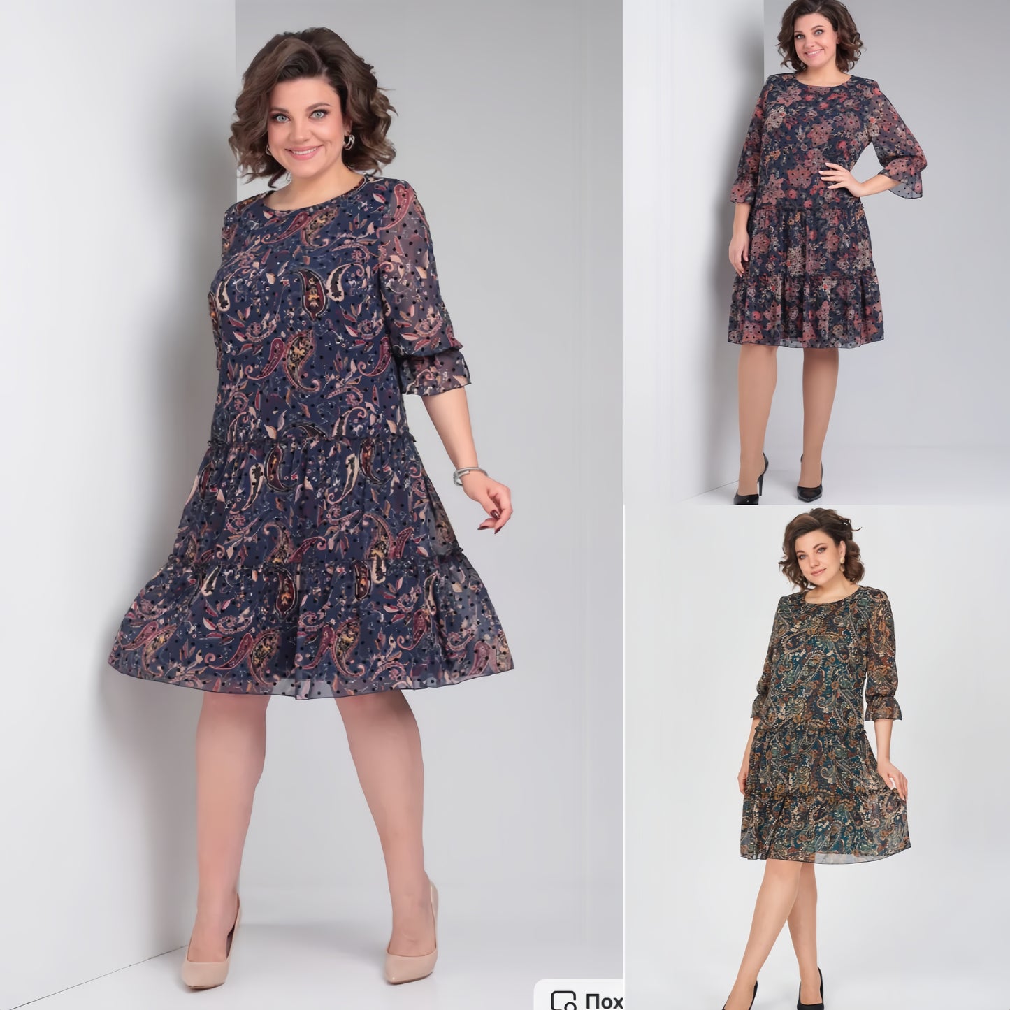 【🥇Legkeresettebb】💥👗【S-5XL】2025 új tavaszi nyomott ruha