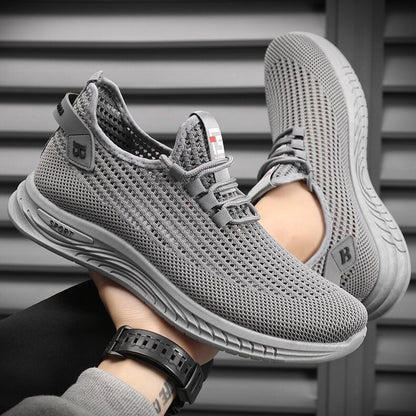 🔥👟【39-44】Kényelmes és légáteresztő hálós, csúszásmentes, divatos alkalmi férfi cipő