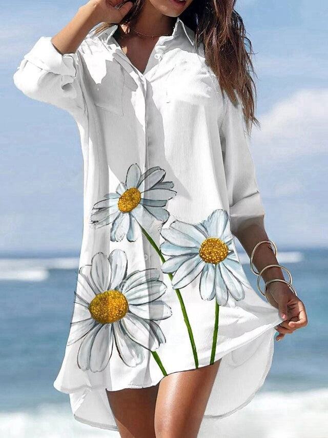 【💥S-3XL】🌻2024-es új virágmintás ingruha