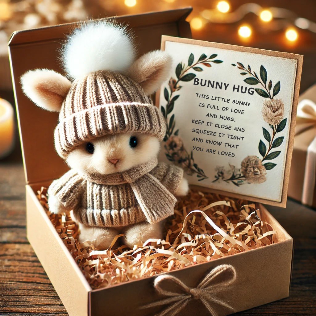 🎉Különleges heti kedvezmény🐇Mini nyuszi ölelés, kézzel készített, cuki húsvéti ajándék🎁