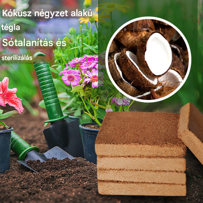 【3 darabos készlet-- 9800 Ft】🌱🌱 Tápláló kókusztégla talaj